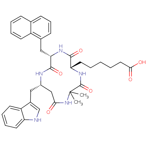 Chemical structure of BindingDB Monomer ID 50302062