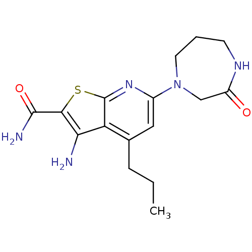 Chemical structure of BindingDB Monomer ID 50302167