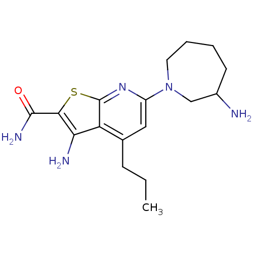 Chemical structure of BindingDB Monomer ID 50302168