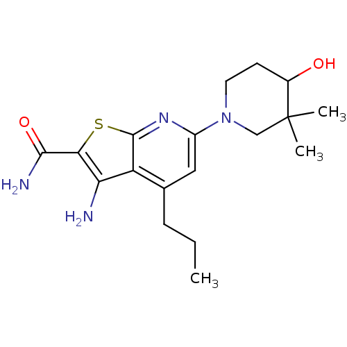 Chemical structure of BindingDB Monomer ID 50302174