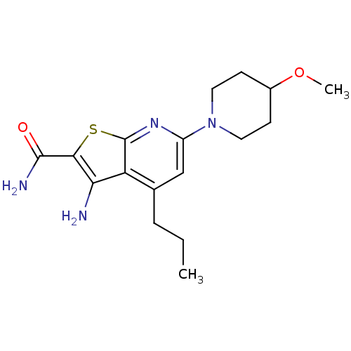 Chemical structure of BindingDB Monomer ID 50302183