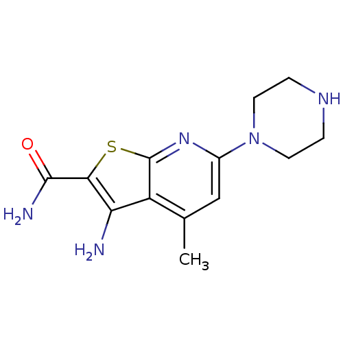Chemical structure of BindingDB Monomer ID 50302184