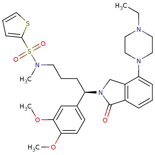 Chemical structure of BindingDB Monomer ID 50302261