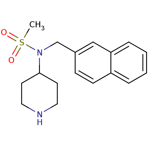 Chemical structure of BindingDB Monomer ID 50302327