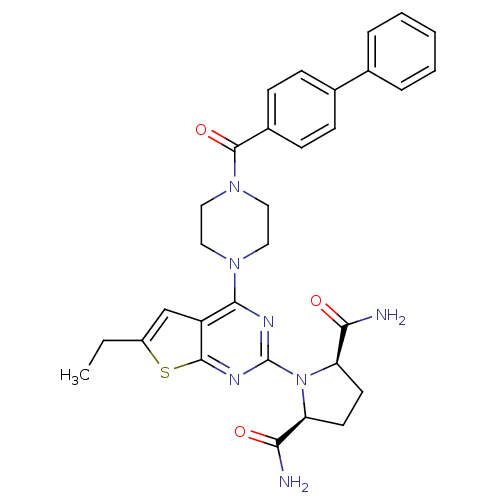 Chemical structure of BindingDB Monomer ID 50302449