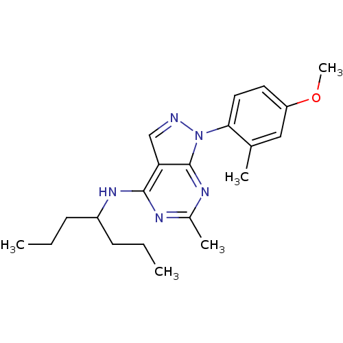 Chemical structure of BindingDB Monomer ID 50302573