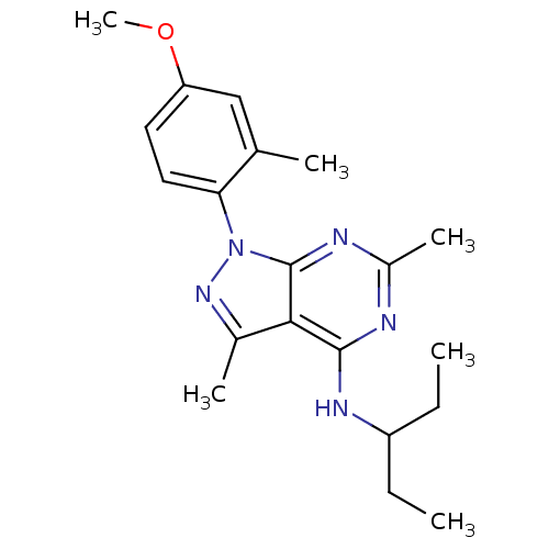 Chemical structure of BindingDB Monomer ID 50302581