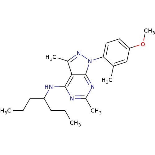 Chemical structure of BindingDB Monomer ID 50302582