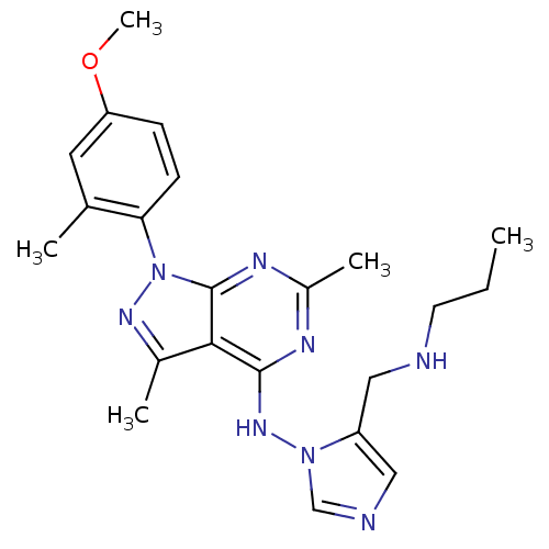 Chemical structure of BindingDB Monomer ID 50302592
