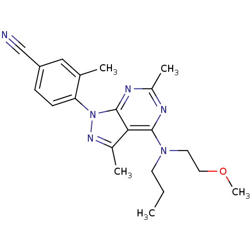 Chemical structure of BindingDB Monomer ID 50302595