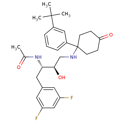Chemical structure of BindingDB Monomer ID 50302850