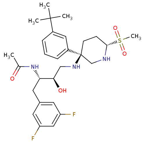 Chemical structure of BindingDB Monomer ID 50302861