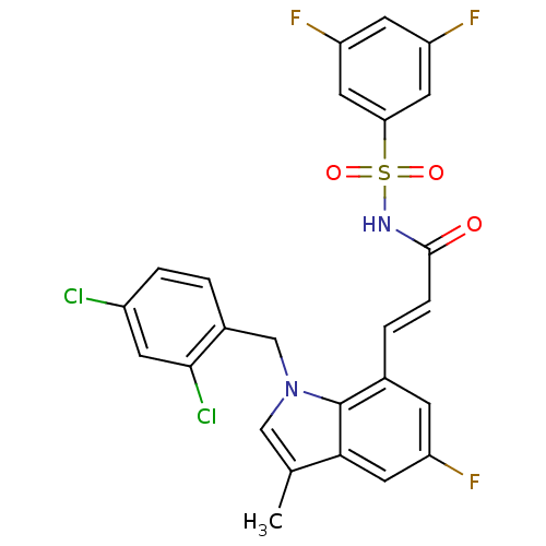 Chemical structure of BindingDB Monomer ID 50303660