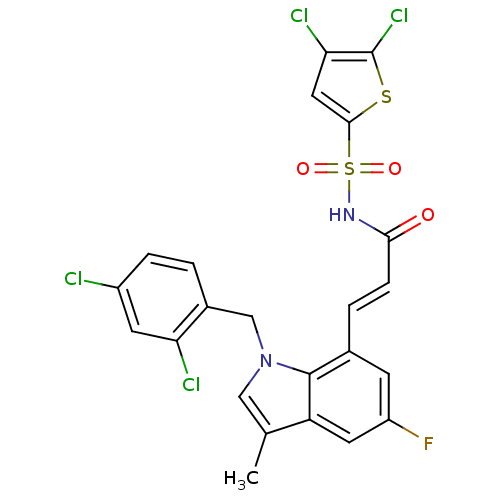 Chemical structure of BindingDB Monomer ID 50303662