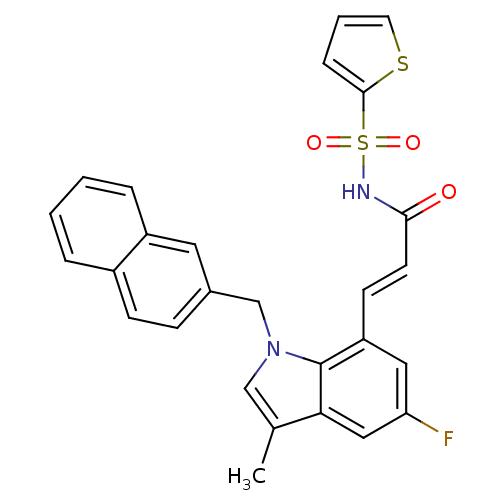 Chemical structure of BindingDB Monomer ID 50303668