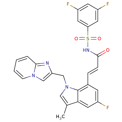 Chemical structure of BindingDB Monomer ID 50303707