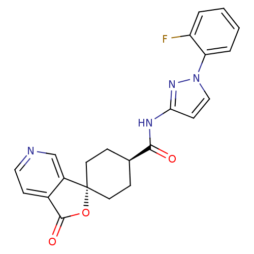 Chemical structure of BindingDB Monomer ID 50304300