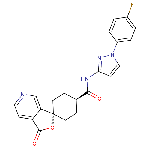 Chemical structure of BindingDB Monomer ID 50304301