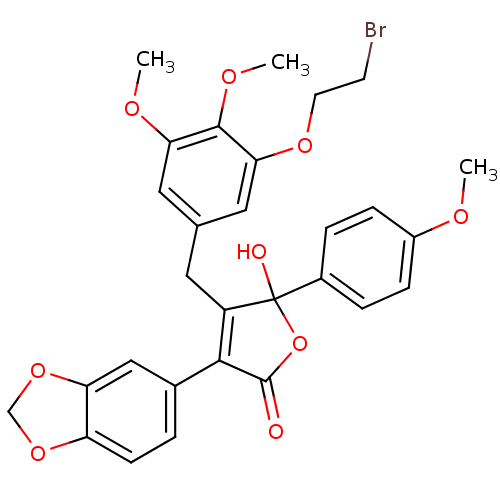 Chemical structure of BindingDB Monomer ID 50304494