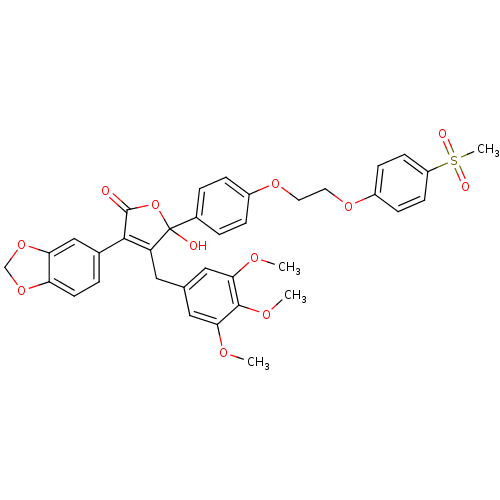 Chemical structure of BindingDB Monomer ID 50304495