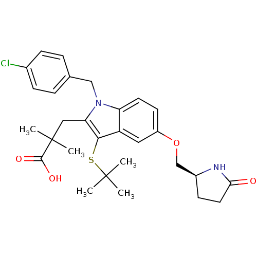 Chemical structure of BindingDB Monomer ID 50304877