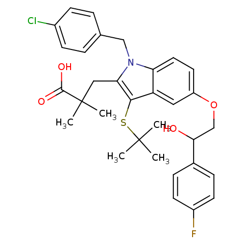 Chemical structure of BindingDB Monomer ID 50304880