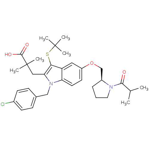 Chemical structure of BindingDB Monomer ID 50304884