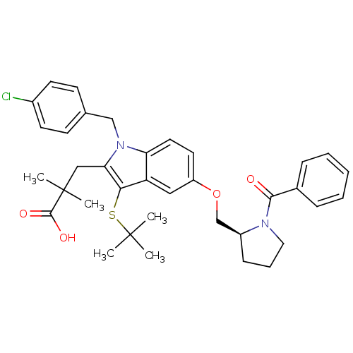 Chemical structure of BindingDB Monomer ID 50304885