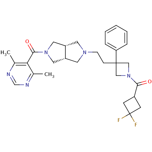 Chemical structure of BindingDB Monomer ID 50305792