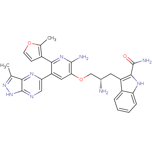 Chemical structure of BindingDB Monomer ID 50306165