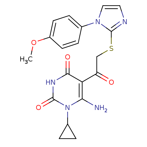 Chemical structure of BindingDB Monomer ID 50306751
