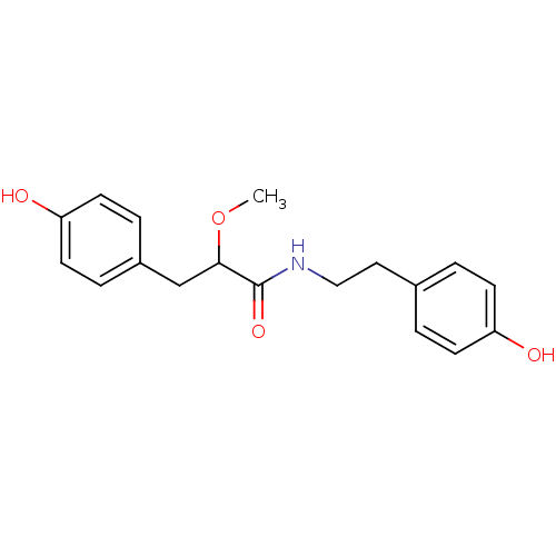 Chemical structure of BindingDB Monomer ID 50307014