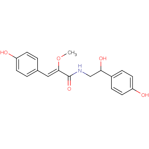 Chemical structure of BindingDB Monomer ID 50307016
