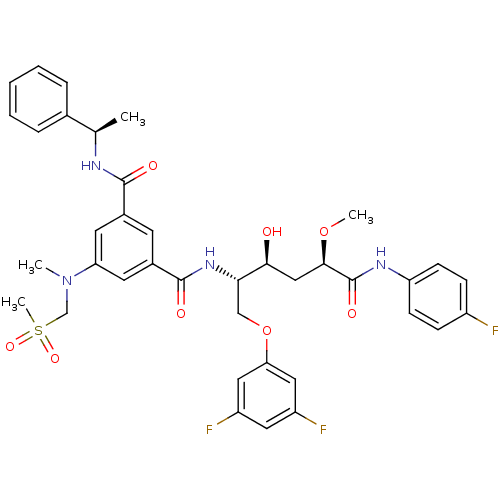 Chemical structure of BindingDB Monomer ID 50307374