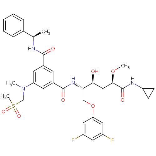Chemical structure of BindingDB Monomer ID 50307378