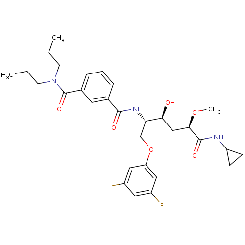 Chemical structure of BindingDB Monomer ID 50307382