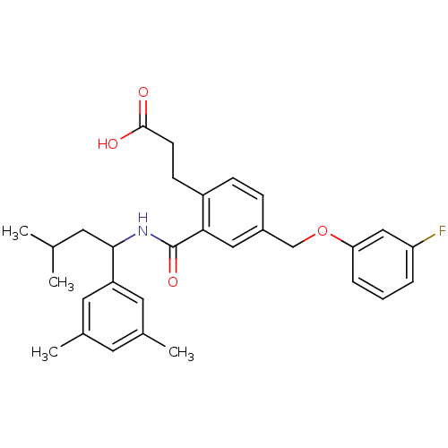 Chemical structure of BindingDB Monomer ID 50307405