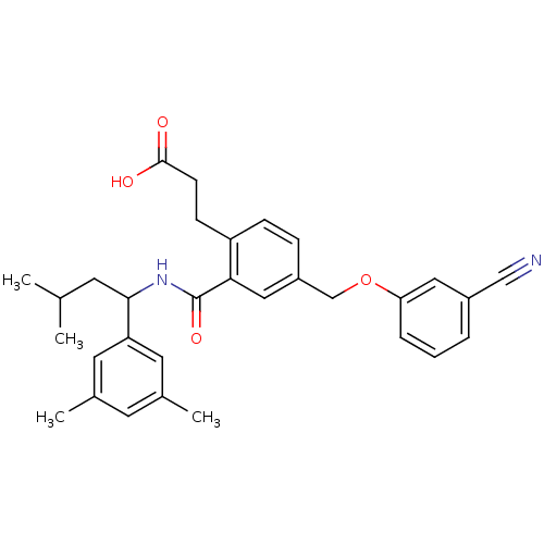 Chemical structure of BindingDB Monomer ID 50307406