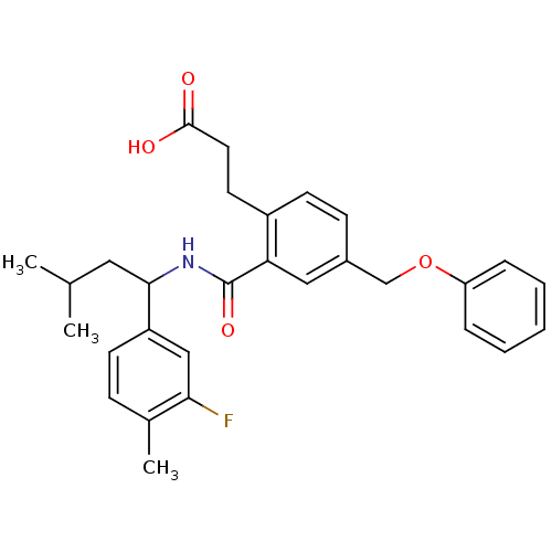 Chemical structure of BindingDB Monomer ID 50307427