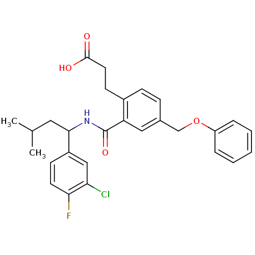 Chemical structure of BindingDB Monomer ID 50307433