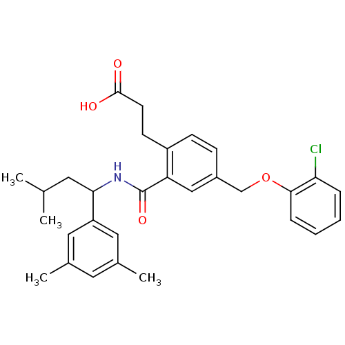 Chemical structure of BindingDB Monomer ID 50307436