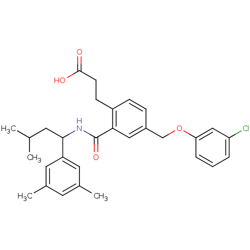 Chemical structure of BindingDB Monomer ID 50307437