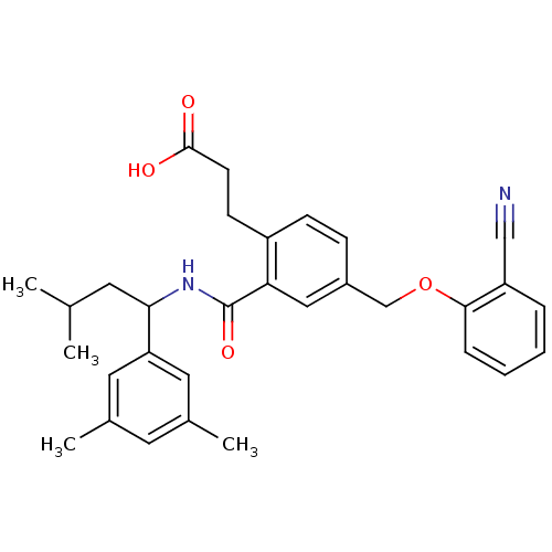 Chemical structure of BindingDB Monomer ID 50307439