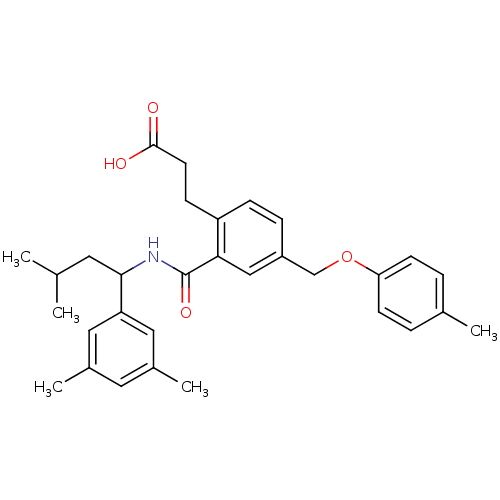 Chemical structure of BindingDB Monomer ID 50307442