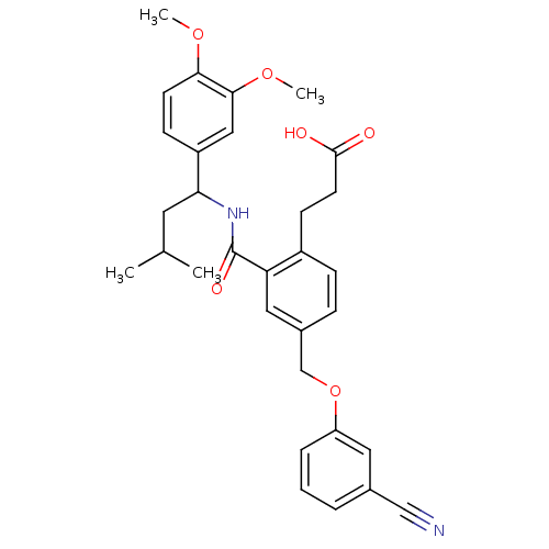 Chemical structure of BindingDB Monomer ID 50307448