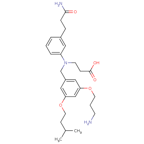 Chemical structure of BindingDB Monomer ID 50309396