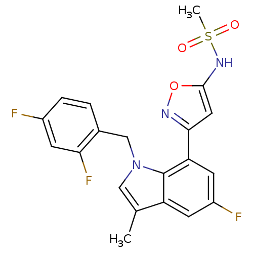 Chemical structure of BindingDB Monomer ID 50311634
