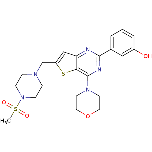 Chemical structure of BindingDB Monomer ID 50312612