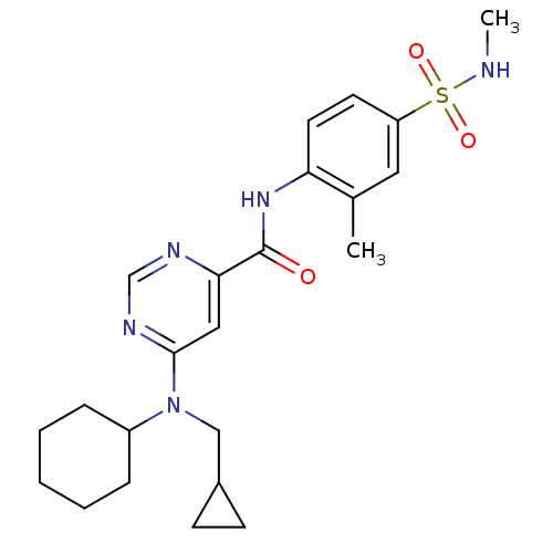 Chemical structure of BindingDB Monomer ID 50313343