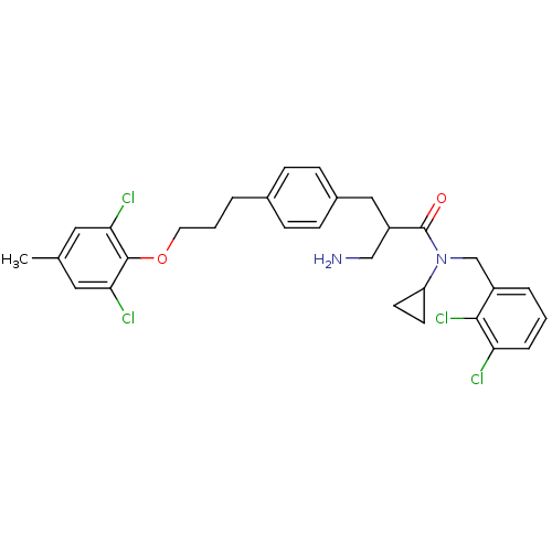 Chemical structure of BindingDB Monomer ID 50314644